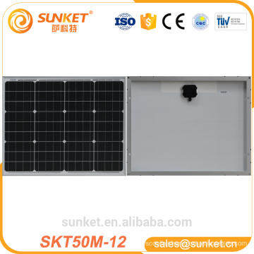 top quality small mono 50w solar panel